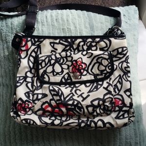 COACH F16864 Poppy Daisy Graffiti Crossbody